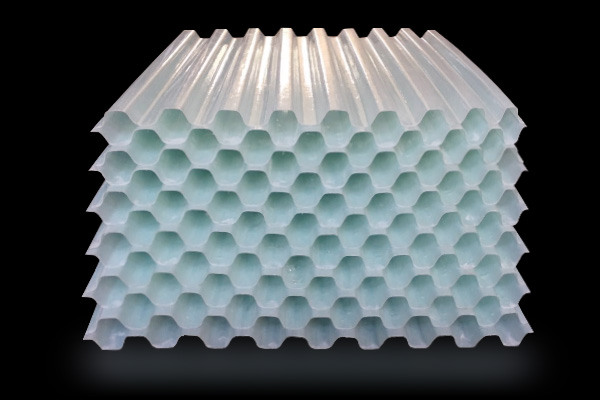 斜管填料，玻璃鋼斜管填料